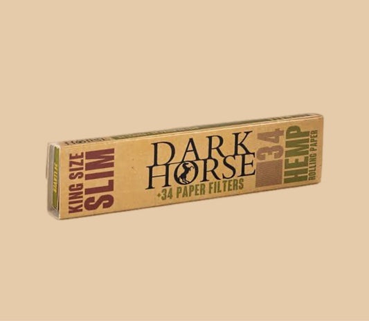 Dark Horse King Size Slim Hemp Papers + Filters