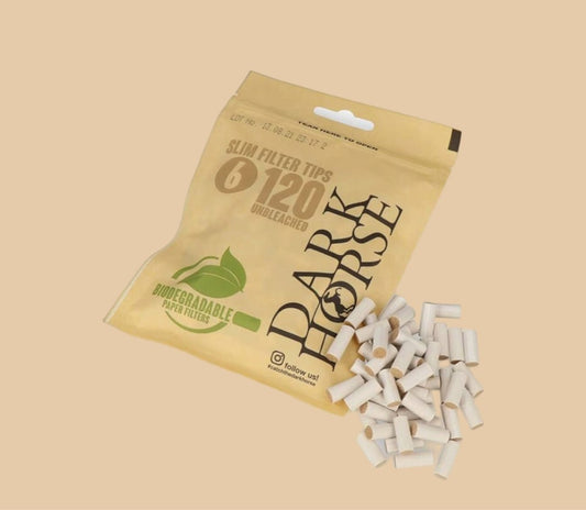 Dark Horse Unbleached Biodegradable Slim Filters 120